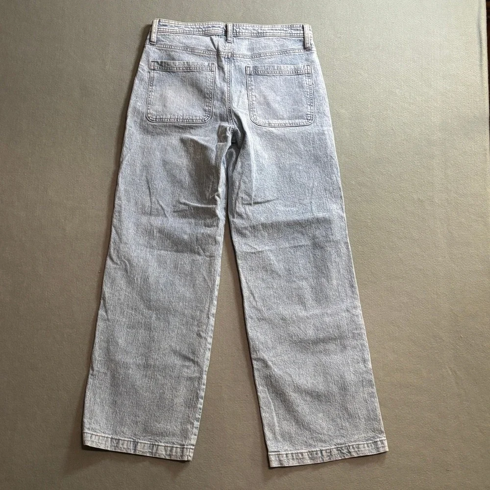 Celebrity Pink Womens 9/29 High Rise Wide Leg Jeans Light Wash Blue Y2K Skater